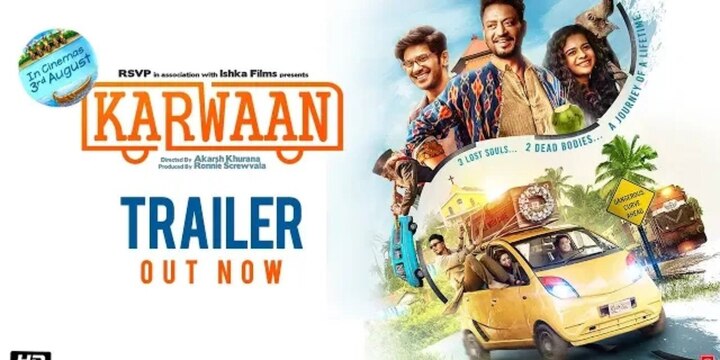  Watch Irrfan Khan's movie Karwaan Trailer, DulQuer Salmaan, Mithila Palkar इरफान खान की मोस्ट अवेटेड फिल्म Karwaan का Trailer देखें