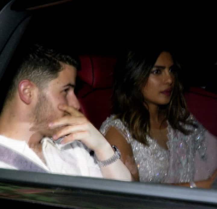 इस दौरान दोनों एक ही गाड़ी में अंबानी के घर साथ पहुंचे. (तस्वीर: मानव मंगलानी)