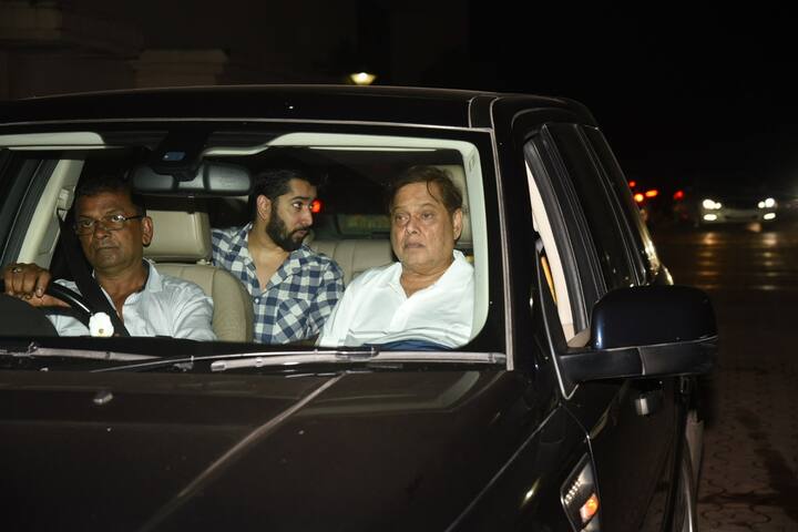 डायरेक्टर डेविड धवन भी फिल्म देखने के लिए काफी उत्साहित नजर आए. (तस्वीर: मानव मंगलानी)