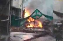 मुंबई की घाटकोपर इलाके की बिल्डिंग पर गिरा चार्टर्ड प्लेन, इलाके में हुई अफरा-तफरी