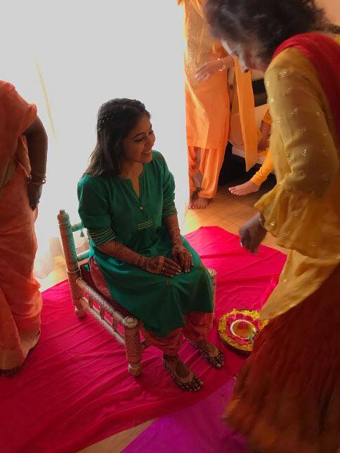 इससे पहले श्वेता की मेहंदी की तस्वीरें इंटरनेट पर वायरल हुई थीं. (तस्वीर: इंस्टाग्राम)