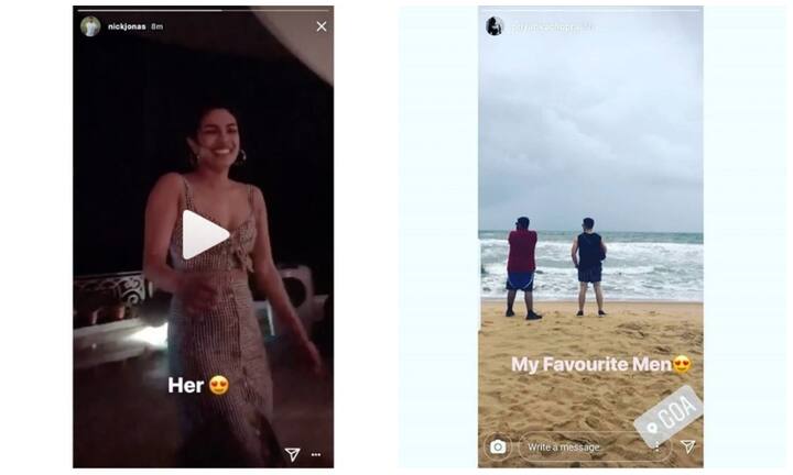 इसके साथ ही प्रियंका और निक ने एक दूसरे से प्यार का इजहार करते हुए इंस्टा स्टोरी पर भी एक दूसरे की तस्वीरें और वीडियो शेयर किए. 