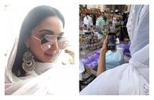 शूटिंग से छुट्टी मिलते ही हैदराबाद में स्ट्रीट शॉपिंग करती दिखीं ये बॉलीवुड अभिनेत्री