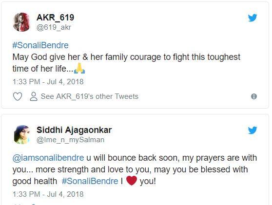 सोनाली बेंद्रे को हाई ग्रेड कैंसर, बॉलीवुड से लेकर फैंस तक, दुआओं के लिए उठे सभी के हाथ