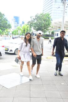 शाहिद कपूर के साथ लंच पर स्पॉट हुईं मीरा, शॉर्ट ड्रेस में फ्लॉन्ट किया बेबी बंप