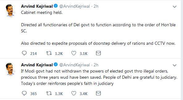 केजरीवाल का हमला- मोदी सरकार ने 3 साल बर्बाद किए, सिसोदिया बोले- अब हम करेंगे ट्रांसफर-पोस्टिंग