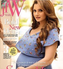 बेबी बंप के साथ मैग्जीन के कवर पर आईं सानिया मिर्जा, देखें तस्वीरें