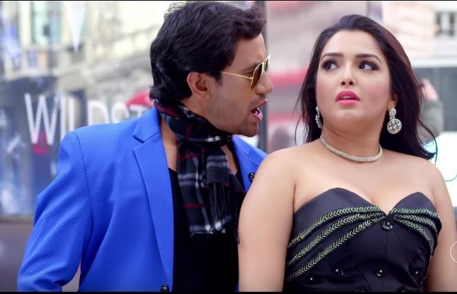 Nirahua chalal london: aamrapali dubey and nirahua shoots in london’s cold जब लंदन की सड़क पर ठंड से कांपने लगीं भोजपुरी स्टार आम्रपाली दुबे, देखें वीडियो