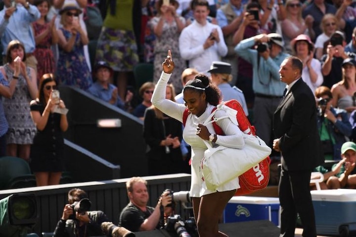 Serena's won quarter-final makes way to Wimbledon Semi Final Wimbledon: शानदार जीत के साथ सेरेना विलियम्स ने बनाई सेमीफाइनल में जगह