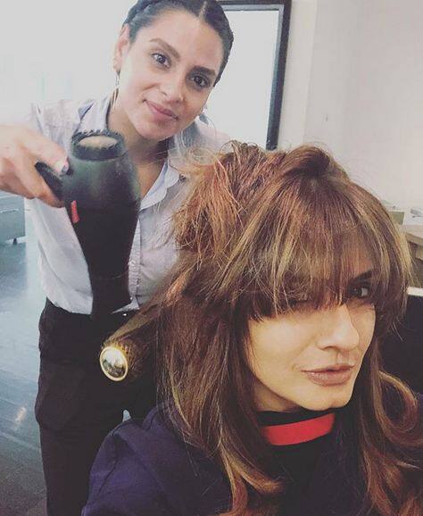 जी हां, हाल ही में ‘टिप टिप’ गर्ल रवीना ने अपना हेयर स्टाइल चेंज किया है. फोटोः इंस्टाग्राम