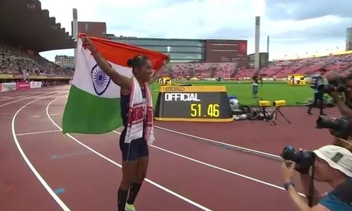हिमा दास से पहले इस प्रतियोगिता में कोई भी भारतीय खिलाड़ी गोल्ड मेडल नहीं जीत पाया था. 