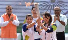 In Pics: दिल्ली में हुआ एशियन गेम्स के मशाल मार्च का आयोजन, मैरीकॉम समेत कई खिलाड़ियों ने लिया हिस्सा