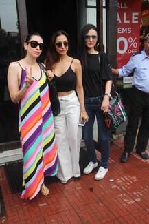 PHOTOS: करिश्मा कपूर और मलाइका अरोड़ा ने साथ में किया लंच, ऐड शूट करती दिखीं करीना कपूर