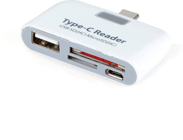 VibeX कार्ड रीडर: 4 इन 1 कार्ड रीडर में यूएसबी टाइप सी पोर्ट की सुविधा है. वहीं दूसरी तरफ 1 यूएसबी 2.0 पोर्ट + एक माइक्रो यूएसबी पोर्ट और 2 कार्ड स्लॉट की सुविधा दी गई है जिसमें SD HC, माइक्रो एसडी कार्ड/ TF. फिलहाल इसको आप 559 रुपये की कीमत पर फ्लिपकार्ट से खरीद सकते हैं.