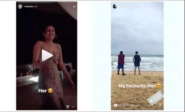 इसके साथ ही प्रियंका और निक ने एक दूसरे से प्यार का इजहार करते हुए इंस्टा स्टोरी पर भी एक दूसरे की तस्वीरें और वीडियो शेयर किए.