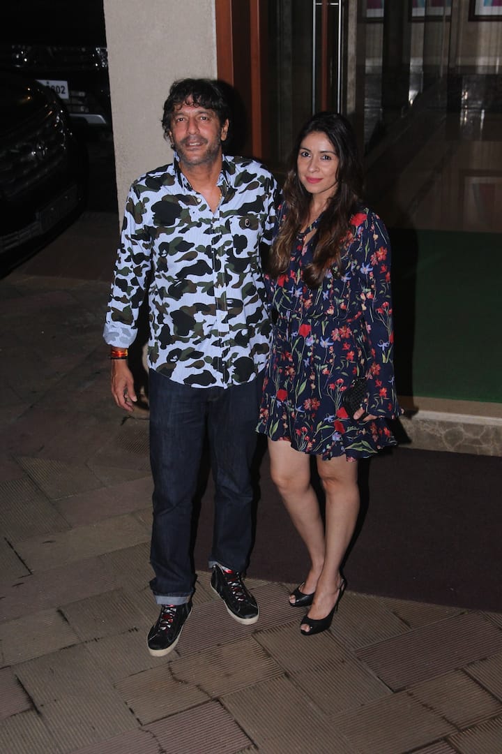 संजय दत्त के काफी अच्छे दोस्तों की लिस्ट में शामिल चंकी पांडे भी इस सेलिब्रेशन में शामिल हुए.  (तस्वीर: मानव मंगलानी) 