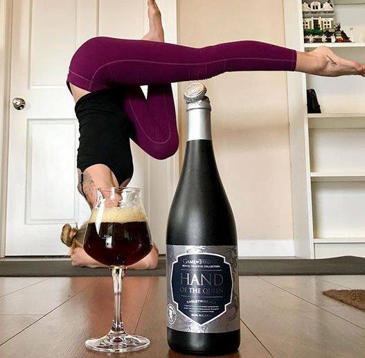 सोशल मीडिया पर बीयर योग के बकायदा कुछ पेज भी किएट हो रखे हैं. फोटोः इंस्टाग्राम