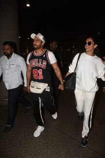 शादी की खबरों के बीच हाथों में हाथ डाले विदेश से छुट्टियां मनाकर लौटे रणवीर सिंह और दीपिका पादुकोण