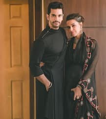 लेटेस्ट फोटोशूट में पति के साथ कुछ इस अंदाज में नजर आ रही हैं नेहा धूपिया, देखें तस्वीरें