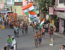 कावड़ियों पर चढ़ा देश भक्ति का रंग, तिरंगामई हुई कांवड़ यात्रा