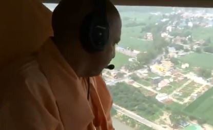 cm yogi will assess uttar pradesh flood situation by air यूपी के बाढ़ प्रभावित इलाकों का हवाई सर्वे करेंगे मुख्यमंत्री योगी आदित्यनाथ