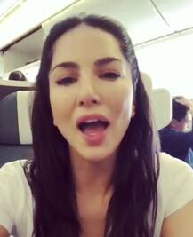 14 मिलियन फॉलोअर्स को ऐसे किस करते हुए थैंक्यू कर रही है सनी लियोनी