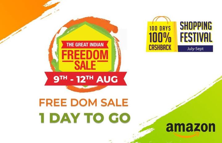 सेल सीजन की शुरुआत हो चुकी है. देश के बड़े ई- टेलर्स एमेजन, फ्लिपकार्ट और पेटीएम इस स्वतंत्रता दिवस पर फ्रीडम सेल लेकर आ रहे हैं. एमेजन जहां अपने फ्रीडम सेल का आयोजन 9 से 12 अगस्त के लिए कर रहा है तो वहीं पेटीएम भी अपने फ्रीडम कैशबैक सेल का आयोजन 8 अगस्त से लेकर 15 अगस्त तक कर रहा है. जबकि फ्लिपकार्ट की अगर बात करें तो बिग फ्रीडम सेल की शुरूआत 10 अगस्त से लेकर 12 अगस्त तक हो रही है. सेल में यूजर्स को कई डील्स, कैशबैक. डिस्काउंट्स और एक्सचेंज ऑफर दिए जा रहे हैं. तो चलिए आज हम आपको 10 ऐसे तरीके बताते हैं जिनको अपनाकर आप इन तीनों फ्रीडम सेल का फायदा उठा सकते हैं और अपने लिए बेस्ट डील्स पा सकते हैं.