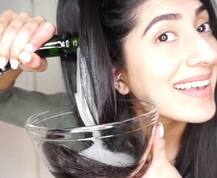 शैंपेन से बाल धोने का आया ट्रेंड, वीडियो सोशल मीडिया पर हो रही है वायरल