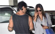 InPic: पत्नी बिपाशा को एयरपोर्ट छोड़ने पहुंचे एक्टर करण सिंह ग्रोवर, गले लगा कर किया विदा