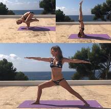 बिकिनी में ऐसे हॉट अंदाज में योग करना पसंद है इस हसीना को, देखें तस्वीरें