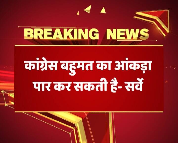 सर्वे के मुताबिक, कांग्रेस बहुमत के आंकड़े को पार कर सकती है. इस साल होने वाले मध्य प्रदेश विधानसभा चुनाव में कांग्रेस सत्ता में वापसी के साथ बहुमत के आंकड़े को पार कर सकती है.