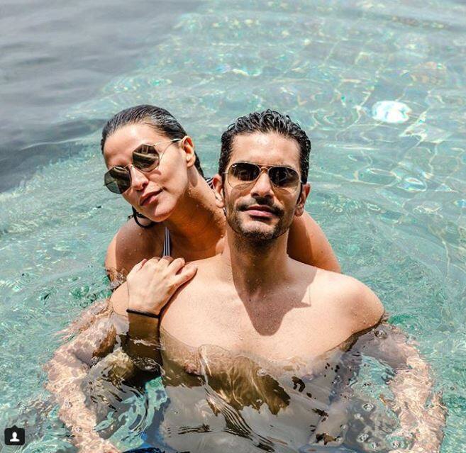 इसके अलावा अंगद सलमान खान की टाइगर ज़िंदा है में भी काम कर चुके हैं. (Photo: nehadhupia)