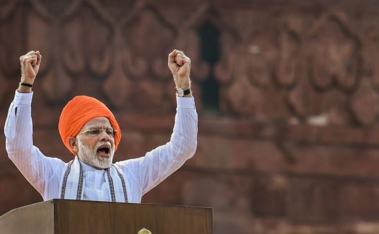 मिशन 2019: PM मोदी ने महिला सुरक्षा, तीन तलाक, कश्मीर का जिक्र कर तय किया चुनावी एजेंडा