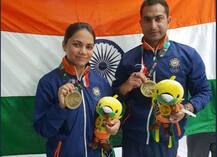 एशियन गेम्स 2018: भारत का खाता खुला, 10 मीटर एयर राइफल मिक्स में अपूर्वी-रवि के नाम ब्रॉन्ज मेडल