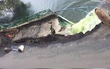 नैनीताल की मशहूर माल रोड का हिस्सा टूटकर नैनी झील में समाया, सड़क पर ट्रैफिक बंद