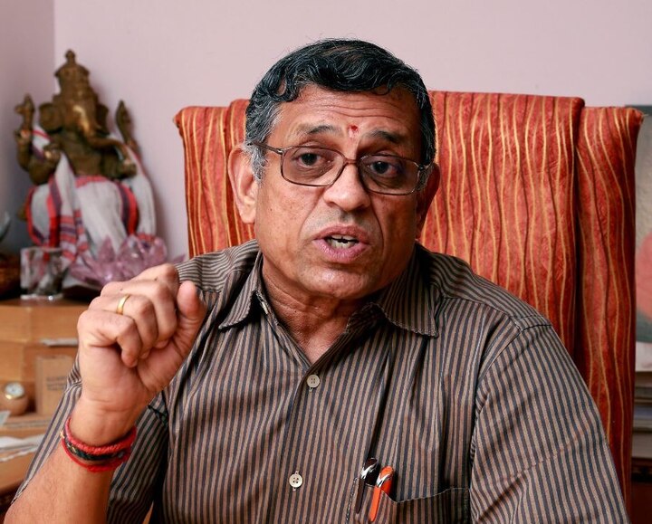 RSS ideologue and RBI's part time director S Gurumurthy connects Kerala Rains and Flood to the Supreme Court case of Women Entry in the Sabarimala Temple संघ विचारक गुरुमूर्ति का सवाल- क्या सबरीमाला मंदिर में महिलाओं के प्रवेश से जुड़ा है केरल में आया कहर?