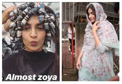 The Zoya Factor: मेकओवर के बाद सैलून से नया LOOK छुपाते हुए निकलीं सोनम कपूर The Zoya Factor: मेकओवर के बाद सैलून से नया LOOK छुपाते हुए निकलीं सोनम कपूर