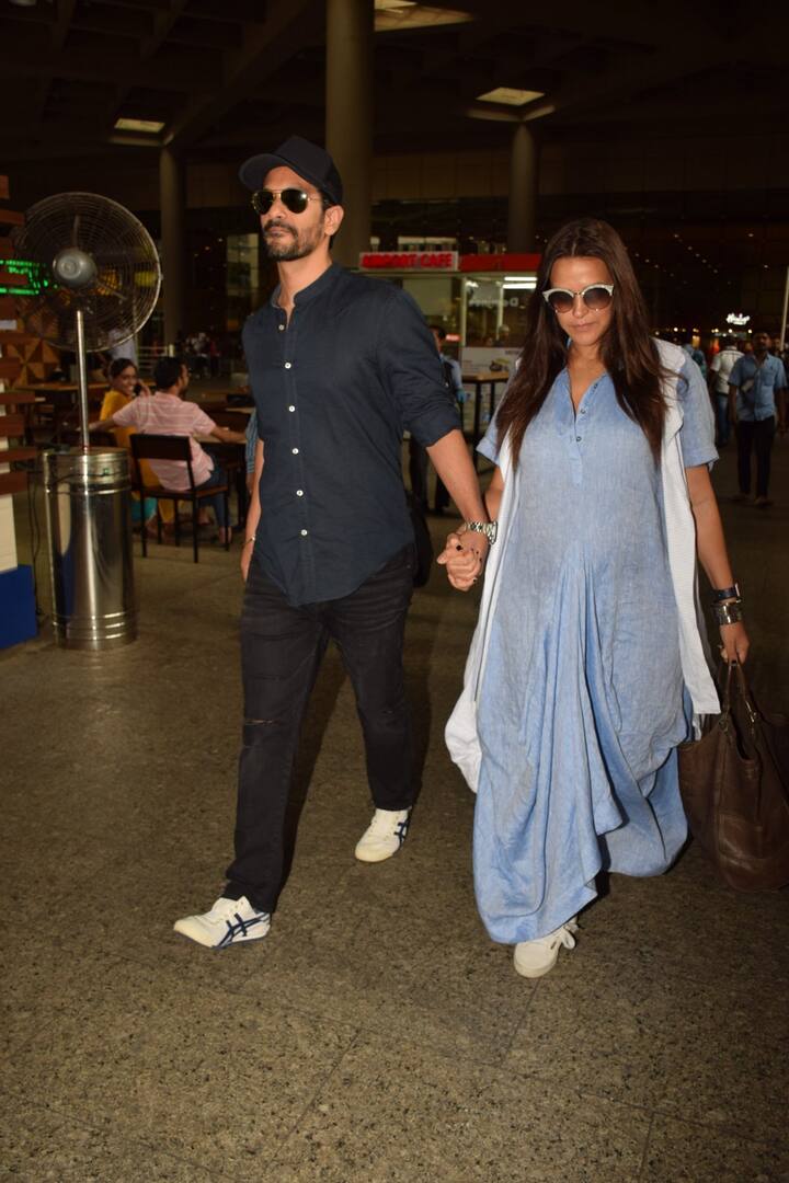 हालांकि दोनों ही इस तरह से सवालों से किनारा करते नजर आए क्योंकि ये गुड न्यूज वो अपने तरीके से फैंस के साथ साझा करना चाहते थे. (तस्वीर: मानव मंगलानी)