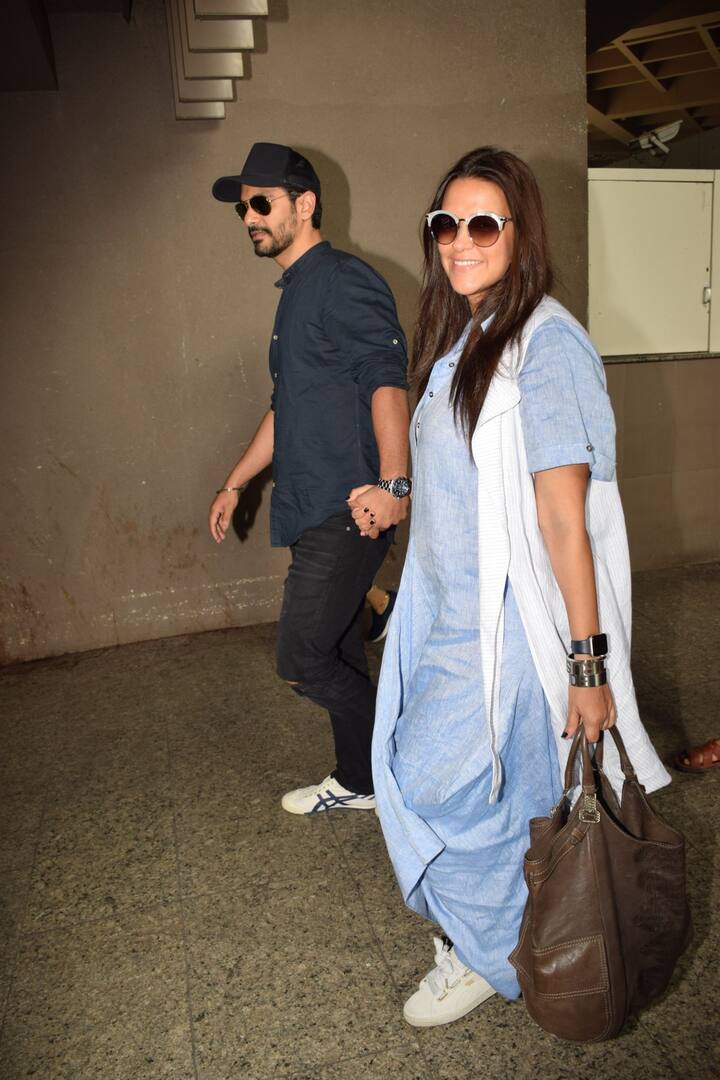 सोशल मीडिया पर पोस्ट की तस्वीरों में नेहा का बेबी बंप साफ नजर आ रहा है. (तस्वीर: मानव मंगलानी)