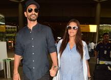 प्रेग्नेंसी Confirm करने के बाद पहली बार पति के साथ स्पॉट हुईं नेहा धूपिया, बेबी बंप में इठलाती दिखीं