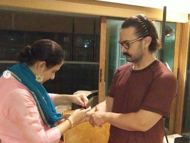 आपको बता दें कि रक्षाबंधन के मौके पर आमिर खान का पूरा परिवार एक साथ नज़र आया. (तस्वीर: इंस्टाग्राम)