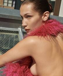 ब्रालेस तस्वीरों से मॉडल बेला हैडिड ने बढ़ाया सोशल मीडिया का तापमान, देखें तस्वीरें