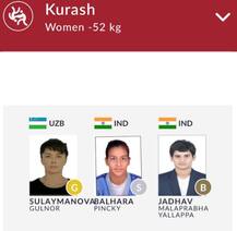 Asian Games 2018: कुराश में पिंकी बलहारा को मिला सिल्वर, मालाप्रभा ने जमाया ब्रॉन्ज पर कब्जा