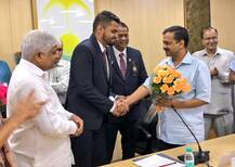 Photos: एशियन गेम्स में मेडल जीतने वाले दिल्ली के खिलाड़ियों को सीएम केजरीवाल ने किया सम्मानित