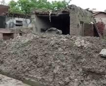 हरदोई: भारी बारिश में भरभराकर गिर गया मकान, पांच की मौत