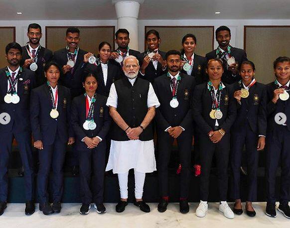 एशियन गेम्स 2018 के विनर्स पर देश के प्रधानमंत्री नरेंद्र मोदी को बहुत गर्व है. फोटोः इंस्टाग्राम