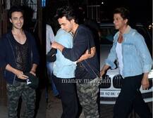 देर रात सलमान खान के बहनोई से मिले शाहरुख खान, सामने आई ऐसी तस्वीरें