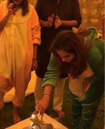 IN Pics: सानिया मिर्जा के बेबी शॉवर सेरेमनी में शामिल हुआ पूरा परिवार