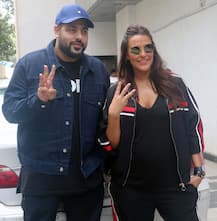 रैपर बादशाह के साथ प्रेग्नेंट नेहा धूपिया की खास तस्वीरें, ट्रैक सूट में फ्लॉन्ट किया बेबी बंप