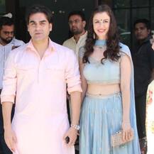 गणेश चतुर्थी 2018: गर्लफ्रेंड जियोर्जिया संग अर्पिता के घर पहुंचे अरबाज खान, एक्स वाइफ मलाइका भी आईं नजर